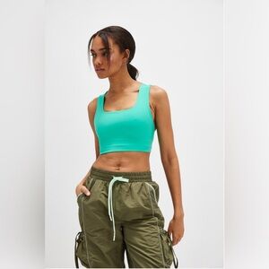 NWOT Free People Mvmt Win Win Sports bra Sea Foam Green Sz S/P